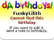 My birthday badge