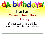 My birthday badge