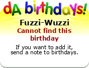 My birthday badge