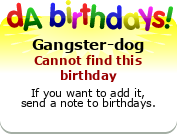 My birthday badge