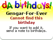 My birthday badge
