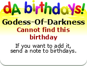 My birthday badge