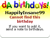 My birthday badge