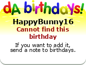 My birthday badge