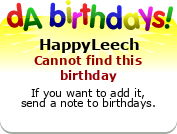 My birthday badge