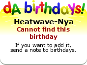 My birthday badge