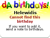 My birthday badge