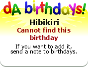 My birthday badge