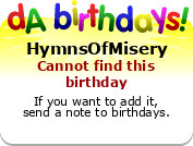 My birthday badge