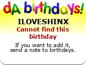 My birthday badge