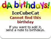 My birthday badge