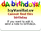 My birthday badge