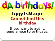 My birthday badge