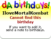 My birthday badge