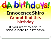 My birthday badge