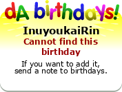 My birthday badge