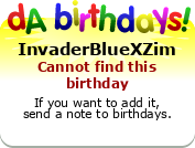 My birthday badge