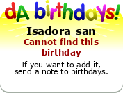 My birthday badge