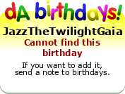 My birthday badge
