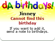 My birthday badge