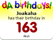 My birthday badge