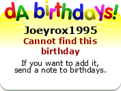 My birthday badge