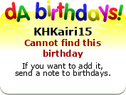 My birthday badge