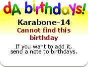 My birthday badge