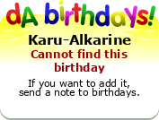My birthday badge