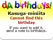 My birthday badge