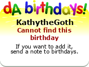 My birthday badge
