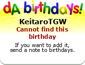 My birthday badge
