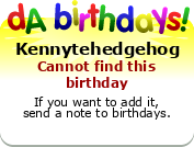 My birthday badge