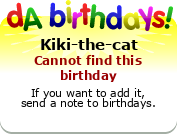 My birthday badge