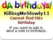 My birthday badge