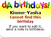My birthday badge