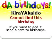My birthday badge