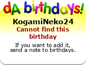 My birthday badge