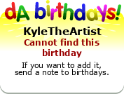 My birthday badge