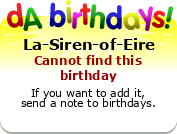 My birthday badge