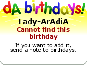 My birthday badge