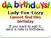 My birthday badge