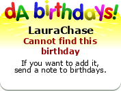 My birthday badge