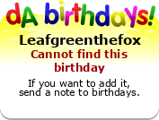 My birthday badge