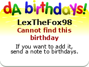 My birthday badge