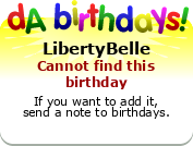 My birthday badge