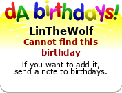 My birthday badge