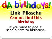 My birthday badge