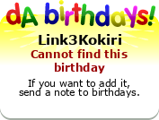 My birthday badge