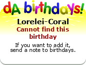 My birthday badge